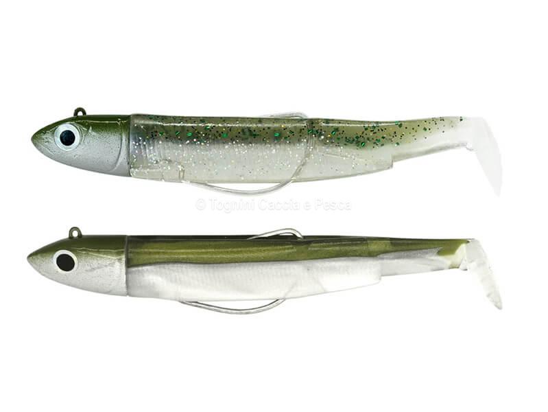 FIIISH BLACK MINNOW 90 DOUBLE COMBO OFF SHORE 10G. KHAKI & GHOST MINNOW (BM3012)
